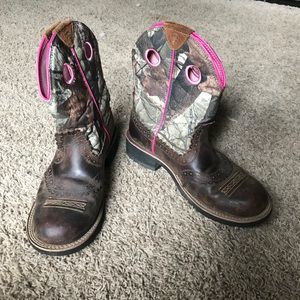 Ariat Camo Pink Boots
